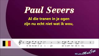 Paul Severs  Al die tranen in je ogen  Karaoke [upl. by Adnohr]