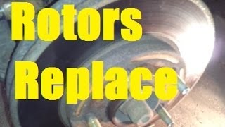 How To Install Replace Front Brake Pads Rotors 96  2002 Buick Century [upl. by Bendicty]