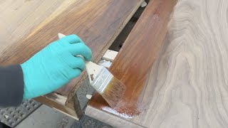 HOW TO Stain NEW WOOD to match OLD WOOD [upl. by Acino243]