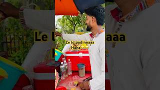 Le lo podinaa 😂😂 when Aashish having fun podina viralvideos [upl. by Schargel]