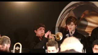 Joey Curreri soloing wth the Grammy Camp Big Band  Justin diCioccio conducting [upl. by Itoc]