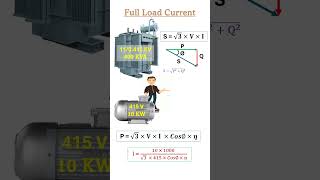 Full Load Current of 3 Phase Motor  Full Load Current of Transformer  Active and Apparent Power [upl. by Grimona]