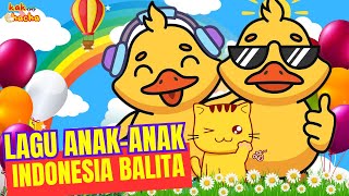 balonku ada lima  kereta api  anak kucing meong meong  kompilasi lagu anak balita kakadanchacha [upl. by Aicined]