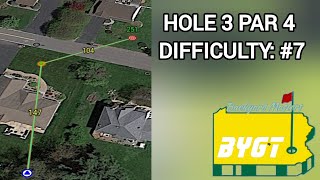 Hole 3 Par 4  2024 Backyard Masters  BYGT BackYard Golf Tour [upl. by Kizzie]