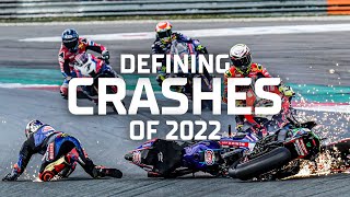 DEFINING CRASHES the most dramatic moments of the 2022 WorldSBK Season 💥 [upl. by Ellirpa319]