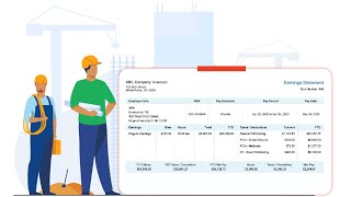 How to Create Paystub for Independent Contractors  123PayStubs [upl. by Nauqas44]