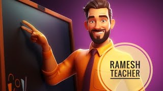 Village teacher RAMESH hindi story cartoon video [upl. by Mukund]