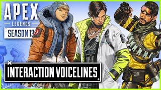 NEW Location Based Interaction Voicelines  Apex Legends Season 13 [upl. by Vickey]