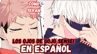 COMO SON LOS OJOS DE GOJO SENSEI  JUJUTSU KAISEN COMIC EN ESPAÑOL  satorugojo itadoriyuuji [upl. by Yemar823]