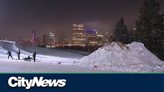 Edmonton chasing historical freezing weather record [upl. by Hanima]