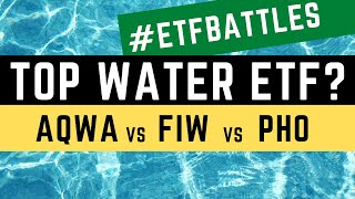 ETF Battles Why Water Stocks Might Offer Bigger Growth vs Technology  AQWA vs FIW vs PHO [upl. by Nonad589]