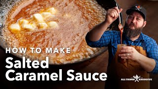 How To Make Salted Caramel Sauce In Minutes [upl. by Nunnery]