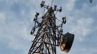 TOWER SITE TOUR  TV FM RADIO CELL SITE  TOP OF CROWDERS MOUNTAIN STATE PARK KINGS MOUNTAIN NC [upl. by Jolynn]