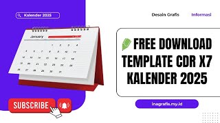 Free Download Template Kalender 2025  Dilengkapi Tanggal Merah Hijriyah dan Jawa [upl. by Ibbetson]