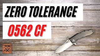 ZT 0562CF Pocketknife Zero Tolerance Classic Fablades Full Review [upl. by Togram205]