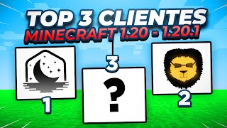 TOP 3 MEJORES CLIENTES para MINECRAFT 120 y 1201  SUBIR FPS EN MINECRAFT  1000 FPS amp 0 LAG [upl. by Notloc]