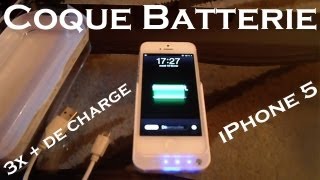 Coque Batterie Externe Power Jacket  iPhone 5 [upl. by Zechariah464]