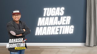 🔴 TUGAS MANAJER MARKETING  SEKOLAH MANAGER MARKETING [upl. by Enenej]