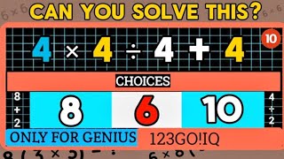 The Ultimate Math Brain Teasers Test Your Skills [upl. by Ahouh]