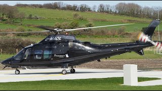 PENZANCE HELICOPTERS NEW PASSENGER SERVICE TO ISLES OF SCILLY [upl. by Yromem]