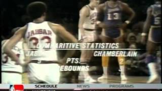 1972 Lakers  Bucks  Chamberlain vs Jabbar  Part 2 of 8avi [upl. by Ynatirb]