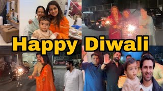 Happy Diwali  Ruhaan k Sath Pehli Diwali Celebration ❤️ Dipika ki Duniya  Shoaib Ibrahim  Saba [upl. by Arahsal]