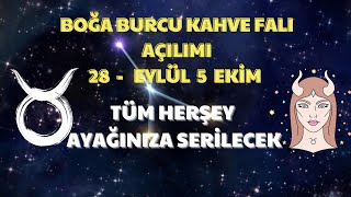 Boğa Burcu Kahve Falı Açılımı 28 Eylül 5 Ekim [upl. by Casandra]