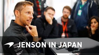 Catching up with Jenson Button in Japan [upl. by Verity]