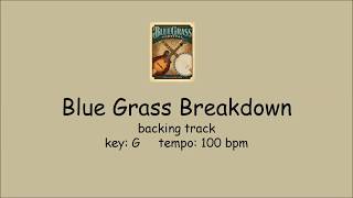 Blue Grass Breakdown  bluegrass backing track [upl. by Khoury557]