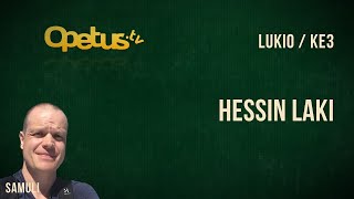 Hessin laki [upl. by Cesaro]