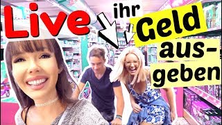 mein BRUDER amp ich geben HEIMLICH ihr Geld aus  LIVE❗️🙈 ViktoriaSarina [upl. by Serles]