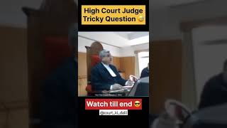 Judge ask Tricky Question to Accused Smart Judge [upl. by Alessandra]