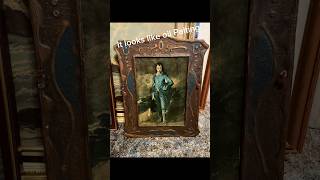 Back to c 1770  Rare Painting w amazing Frame of THE BLUE BOY by Thomas Gainsborough [upl. by Caspar632]