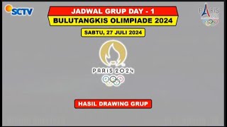 Wow Rilis IJadwal Badminton Olimpiade Paris 2024 I Hari 1 Live SCTV I Indonesia VS Belgia dan Jepang [upl. by Loriner]