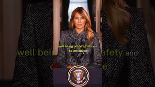 MELANIA SAYS GOOD WORDS LISTEN TO HER🇺🇲melaniatrumpmelaniatrumpspeech motivation growmyaccount [upl. by Wilonah865]