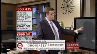 QVC Presenter Breaks 50quot Plasma TV [upl. by Basile]