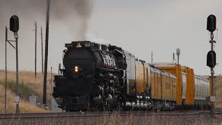 Big Boy 4014 Westward Bound Tour Cheyenne WY to Rawlins WY NO DIESEL [upl. by Mia468]