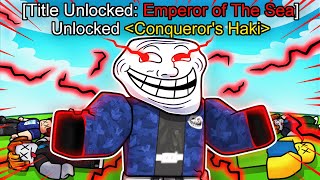 Unlocking CONQUERORS HAKI In Blox Fruits [upl. by Malachi834]