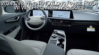 New 2024 Kia EV6 Wind RWDLong Range RWD w Wind Technology Package at Parkside Kia [upl. by Nafis]