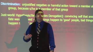 Social Psychology Stereotype Prejudice Discrimination and Just World Hypothesis Belief YouTube [upl. by Ahsiemat]