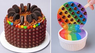 100 So Yummy Rainbow Cake Ideas for You  Fun and Creative Chocolate Cake Decorating Tutorials [upl. by Ritchie]