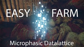 Destiny 2 Microphasic Datalattice Easy Infinite Farming Route [upl. by Porta]