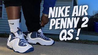 Nike Air Penny 2 QS “Atlantic Blue” Review amp On Feet [upl. by Irita544]