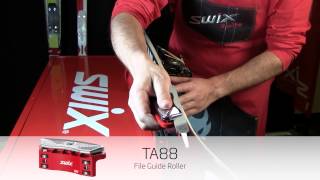 Swix How to Use The TA88 File Guide Roller [upl. by Janey]