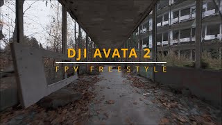 Dji Avata 2 Freestyle in abandoned place [upl. by Alliuqaj]