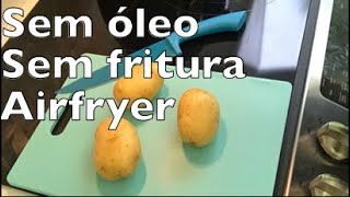 Batata frita na airfryer Super fácil e uma delicia Com um segredinho indispensável [upl. by Ignatius663]