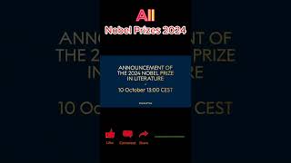 All Nobel prizes 2024 🤩 highlights  Nobel Prize Announcements  Current affairs [upl. by Latimore]