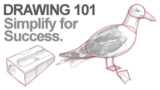 Drawing 101  Simplify Your Drawings [upl. by Vasili249]