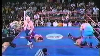 Rusty Brooks and Jumbo Barretta vs CannatellaBarnes w Boris Malenko promo [upl. by Philipson]