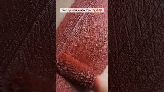 Mars Cosmetics Popstar Liquid Mousse Lipstick  18 Hot Topic falllipsticks brownlips swatch feed [upl. by Pulchia648]